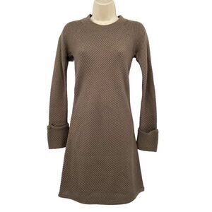 design history Brown Sweater Dress Size XS